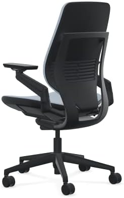 Офис стол Steelcase Gesture - Cogent: Съединете тъканта цвят патладжан, седалка на средна височина, облегалка във