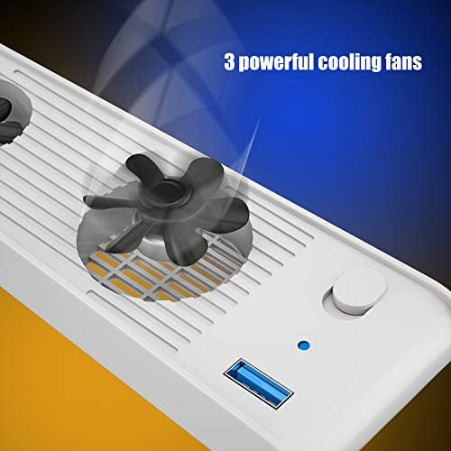 Вентилатори за охлаждане PS5, Охладител за конзолата PS5, Охлаждане Аксесоари PS5 - Бял