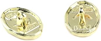 Копчета за Шиене със Златен Ръб Bitray Реколта Декоративни Копчета с Шарени Лалета - 20pcs