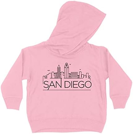Skyline San Diego California Детска Hoody С качулка За Деца
