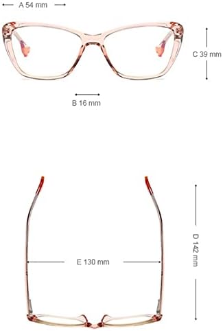 Очила за четене RESVIO за жени и мъже в Правоъгълна Рамка с кутия пролетта Панти, Ръчно изработени, Прозрачни Сини