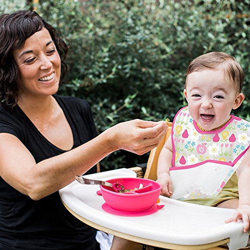 Обучение купата на green sprouts | Помага на бебето да развие умения за самостоятелно хранене | Огнеупорни силикон,