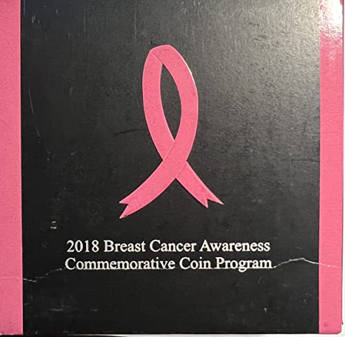 2018 P Информираността за рака на гърдата Незабравим Долар монетния двор на САЩ Доказателство
