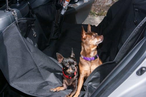 56 x 56 Регулируема Калъф за авто седалка Гого Deluxe без допълнителни консумативи!! за кучета - Черен (По-добро