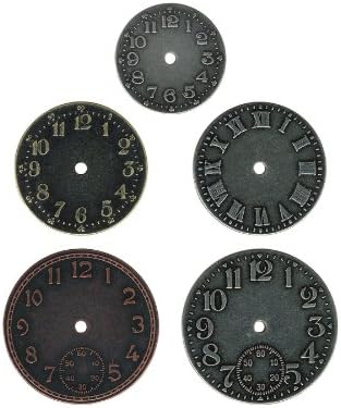 Метални часовници от Тим Хольца Idea-ology, 5 броя в опаковка, Различни размери, антични, TH92831