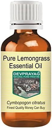 Чисто етерично масло от лимонена трева Devprayag (Cymbopogon citratus) Дестилиран с пара 5 мл (0,16 грама)