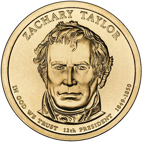 Доказателство за 2009 г. Избор на Захари Тейлър като президентския долара Необращенный Монетен двор на САЩ