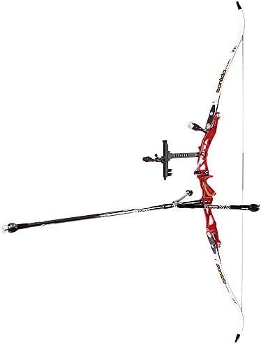 Sanlida Archery Мит X10 ILF Цел За Изогнутого Лук Комплект Червен Стойка