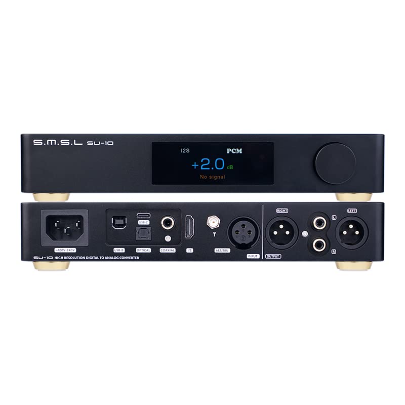 S. M. S. L СУ-10 MQA декодер Двойна ES9038PRO Подкрепа MQA-CD Висококачествен аудио DAC 32 Бита/768 khz DSD512 Hi-Res