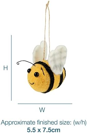Комплект за тепане игли Trimits, Пчела, 5,5 x 7,5 см (2,2 x 3 инча)