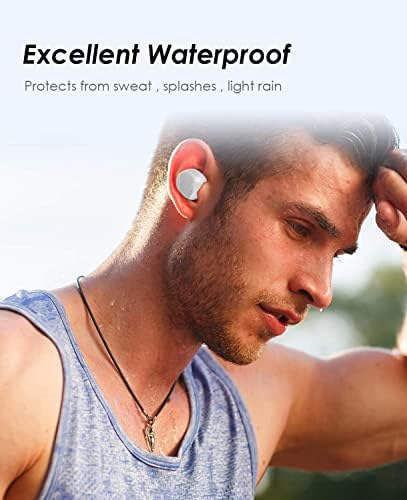 Безжични слушалки Tecno Вярно с Шумопотискане, Безжични Bluetooth слушалки с микрофон, с Безжични слушалки в ушите с зарядно