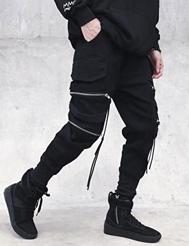 Мъжки Панталони за джогинг Y2k, Мешковатая Технологичная Облекло, Панталони-Карго, Готически Зреещи в стил