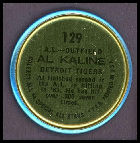 1964 Топпс 129 All-Star Ел Калин Детройт Тайгърс (бейзболна карта) в Ню Йорк Тайгърс