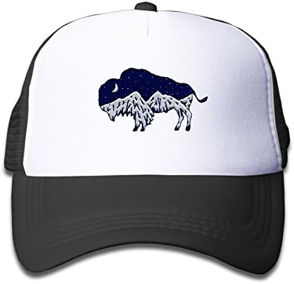 My Bison Mountain Логото На Сладки Детски Модни Стръмни Бейзболни Шапки, Шапки На Окото