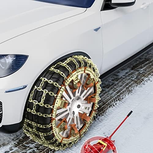Вериги за сняг за гуми BBGS, устойчива на плъзгане Преносим Верига за гуми за джипове, камиони, пикапи, Верига за лед, Сняг,