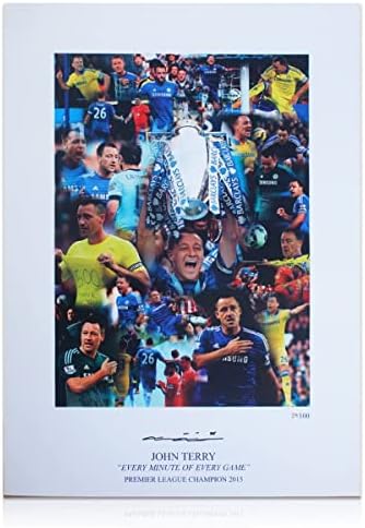 Джон Тери Подписа снимка на Челси: Всяка минута | Сувенири футболни неща, с автограф