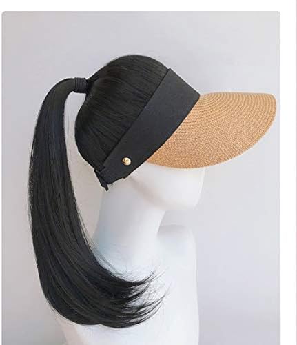 Хет-перука с опашка на кон за Черни и бели жени, Шапка с сенника с Високо Натрупване под формата на конска Опашка, Бейзболна