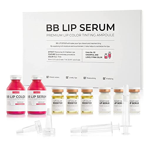 BRUUN BB Lip Serum – Полупостоянная серум за грим Нежно-Розов цвят, Хидратиращ Пигментоза усилвател - Твърда