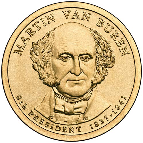 Доказателство за 2008 г. Мартин Ван Бурен Президентски долар Избор Необращенный Монетен двор на САЩ