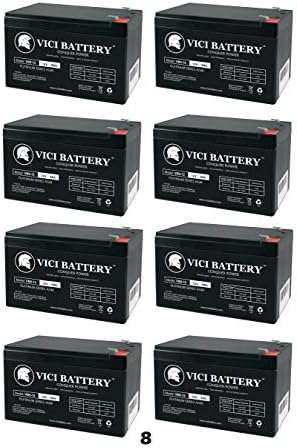 VICI Battery 12V 9Ah SLA Подмяна на батерия APC APCRBC123-8 Pack Корпоративна продукт