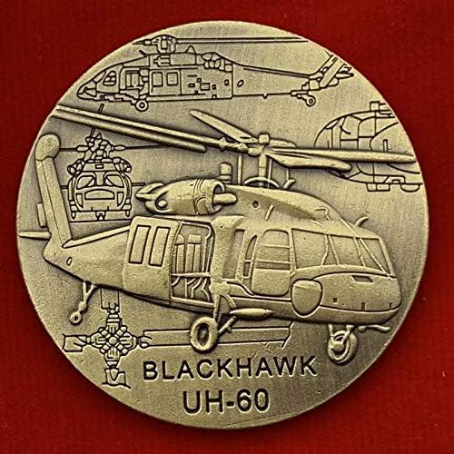 Военен Blackhawk UH-60 Съединените Щати Възпоменателна Монета С Бронзов Покритие Монета Военни Фенове Коллекционный
