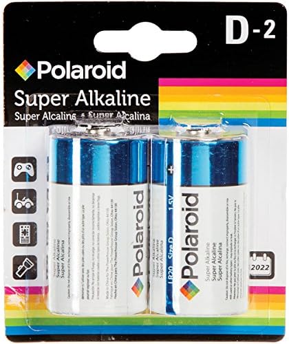 Алкална Батерия Polaroid 2 Pack D