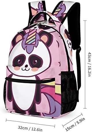 Чанта през рамо Panda Unicorn Daypack Пътни Раници Ежедневните Училищни Чанти