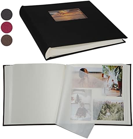 Фотоалбум Kageio за албуми, ръчно изработени, 40 страници за снимки с размер 2x3, 4x6, 5x7 и 6x8, Архивните хартия без