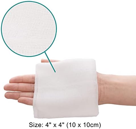 Стерилна марля лапа – Медицински марля възглавнички с размер 4 x 4 инча в индивидуална опаковка за почистване