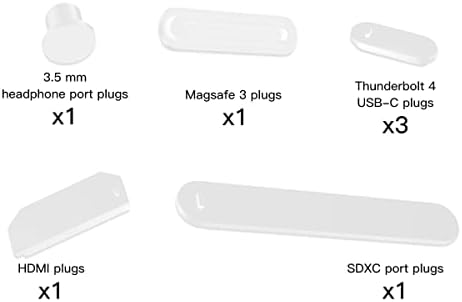 [7 бр.] Прахоустойчив калъф за MacBook Pro 14 и MacBook Pro 16 инча с чип M1 M2 Модели A2779 A2780 A2442 A2485, Прахоустойчив