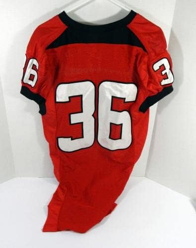2007-08 Игра на Texas Tech Red Raiders 36 се Използва Поименна Табела за Червената Фланелка Rem 40 587 - Използва