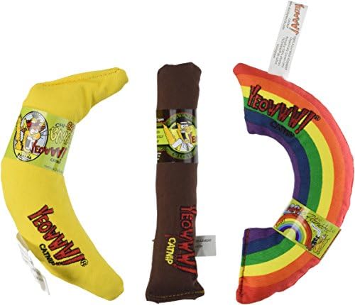 Йеоуууу! Набор от разнообразни играчки от коча билка ? Пура , Банан и Rainbow ? Произведено в САЩ