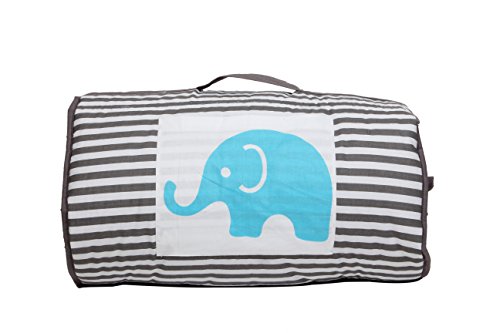 Bacati - Подложка за сън от памучна перкалевой плат с възглавница за малки момчета и момичета, размери 50