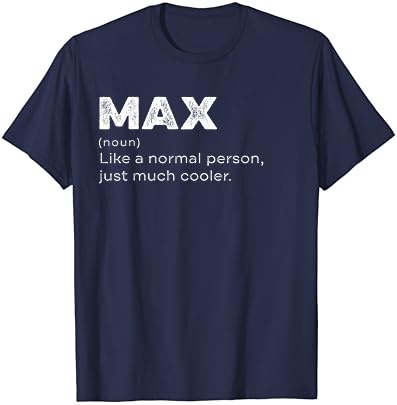 Мъжка Тениска с Персонализирани с името Max Definition, Забавна Тениска За Рожден Ден