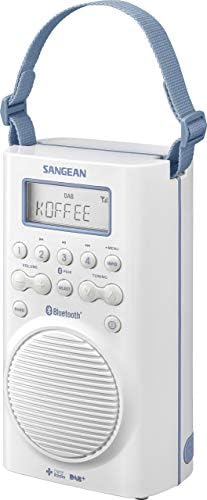 Sangean H 205D БТ Водоустойчив радио за душ (DAB +/FM RDS Bluetooth Водоустойчив JIS7) Бял