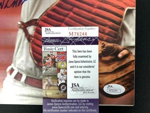 Джони Пейка Подписа за Спортс илюстрейтид 3/13/72 No Label Baseball Maya Auto JSA - Списания MLB с автограф