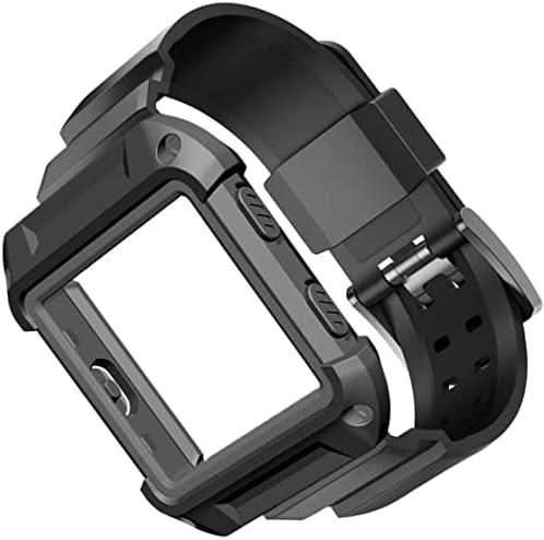 Каишка за часовник ASQUAR, който е съвместим за Fitbit, каишка за часовник с рамка, сменяеми каишка за часовник,