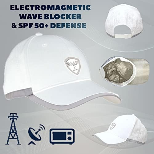 Шапка за защита от електромагнитно излъчване с USPF 50 + Shield Wi-Fi Blocker висока честота на Защитен Екран
