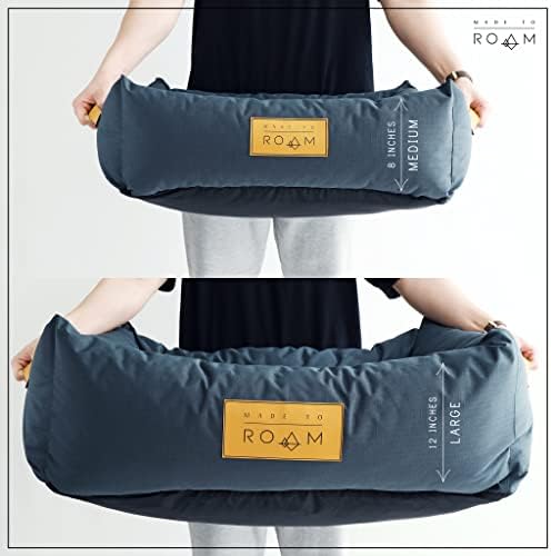 MADE TO ROAM Premium Lunar Bed - Здрав водоустойчив моющаяся плат Оксфорд с нарязания на ситно поролоном
