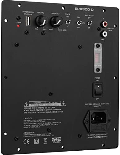 Пластинчатый Усилвател и субуфер клас D Dayton Audio SPA300-D с мощност 300 W