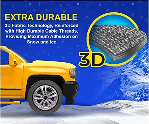 Зимни Чорапи за автомобилни гуми на Премиум Серията ExtraPro С Текстилни Вериги за сняг Nissan Rogue Sport (Малки)