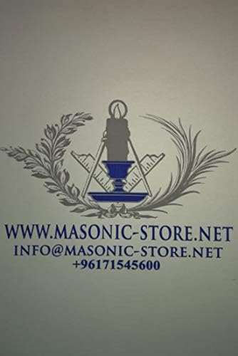 Нашийник-верига с масонскими златни символи + Скъпоценен камък Blue Lodge Gold SD + Безплатен Калъф (подарък)