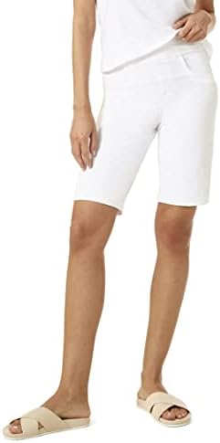 Къси панталони-бермуди с висока засаждане, променящи цвета, Бели SM (жена от САЩ 4-6) 10