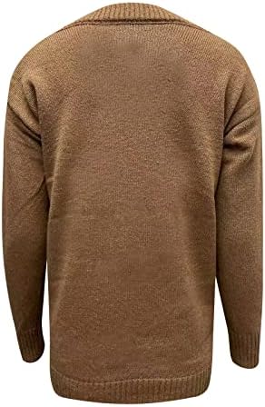 Дамски пуловери 2023 Цвят, Комплект с V-образно деколте, Топло Вязаный Топ с дълги ръкави, Есенно-Зимните Пуловери, Блузи, Пролет
