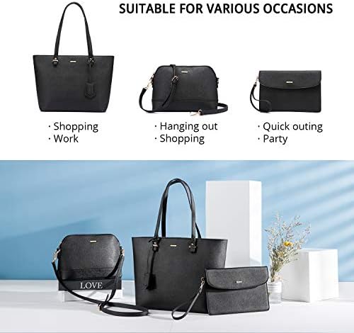 Чанти за жени, дамски чанти през рамо, чанта-тоут, Скитник, комплект от 3 теми, в чантата