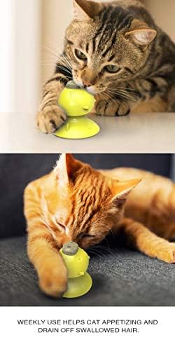 Играчка за облизывания коча-търтей /за котки (Жълт)