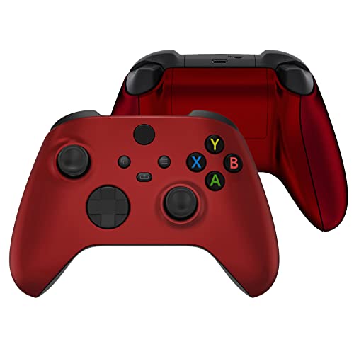 Екстремни alaw-червени сменяеми странични направляващи + задната обвивка + предна панел на контролера на Xbox X