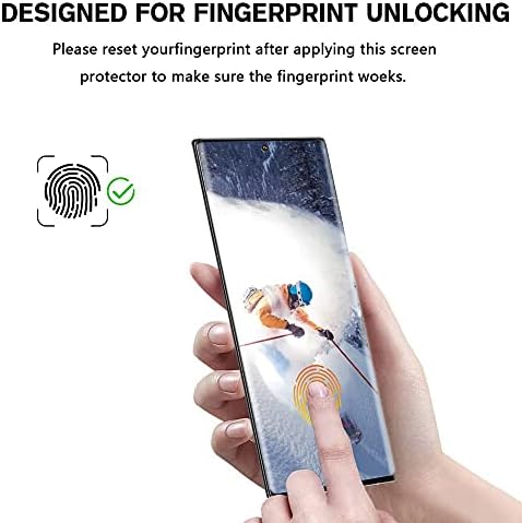 [2 + 2] Защитно фолио за дисплея на Galaxy Note 10 Plus и обектива на камерата, прозрачно закалено стъкло с висока