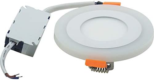 - Вградени тавана лампа Pocketman с Ультратонкой на панела RGB LED, 9 W 800 Лумена, 5,7-инчов Кръг на Тавана лампа,