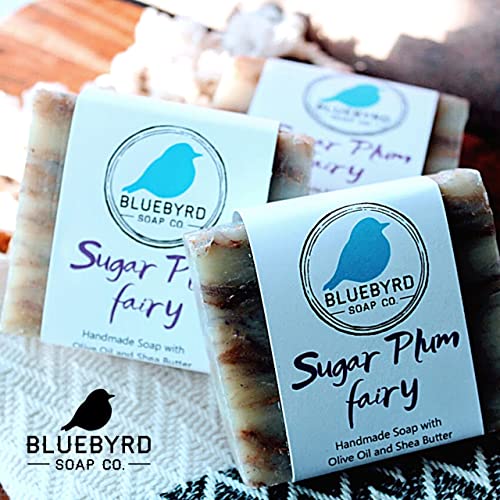 Bluebyrd Soap Co. Част от сапун Sugar Plum Fairies за децата, Забавно, Къпане, за деца, момчета, Момичета,